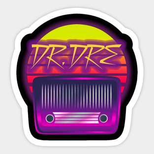 dr dre retro Sticker